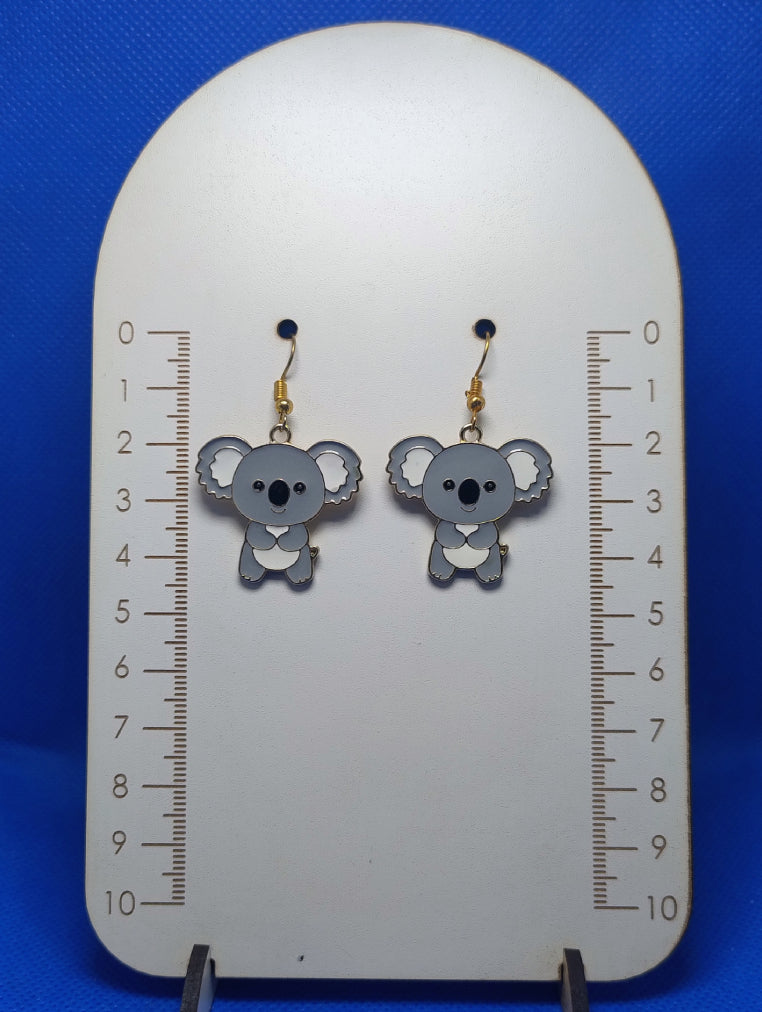 KOALA, METAL ESMALTADO, FANTASÍA DORADO
